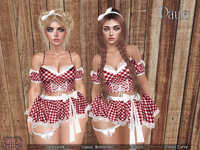 ..::RR::.. Oktoberfest Paula Plaid Red