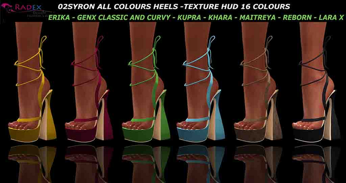 RADEX Mesh 02Syron All Colours Heels 