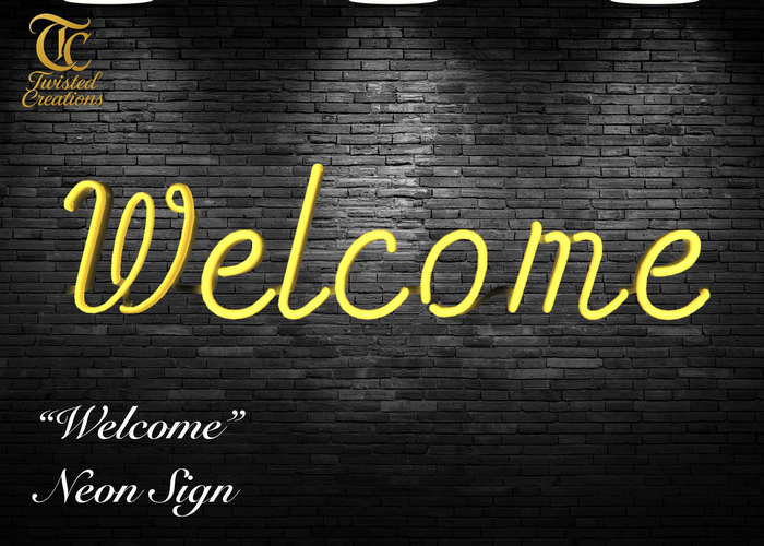 TC - Welcome Neon Sign