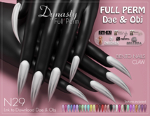 Dynasty - Nails BENTO Claw - Dae & Obj N29