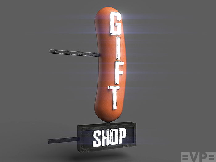 =VP= Sausage Gift Shop Sign