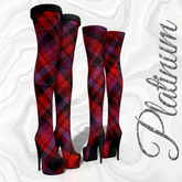 Plaid Regal Boots LaraX