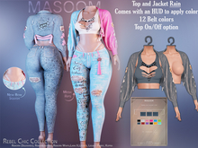 [[Masoom] Top y chaqueta Rebel Chic - Rain