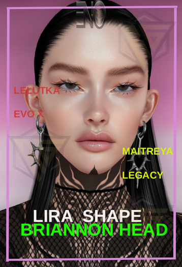 "ENO LIRA STEM/STUD SHAPE LEL BRIANNON HEAD