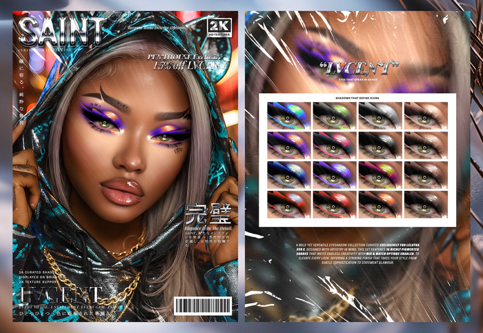 ! #saint. x evox - lvcent eyeshadow (fatpack)