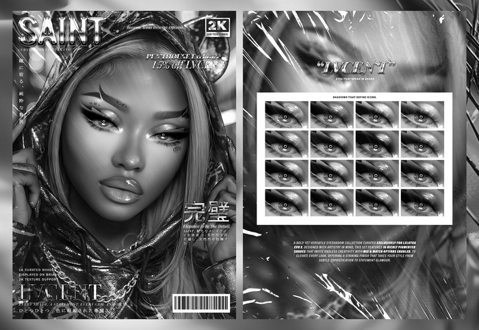 ! #saint. x evox - lvcent eyeshadow (demo)