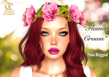 TC - Pink Flower Crown