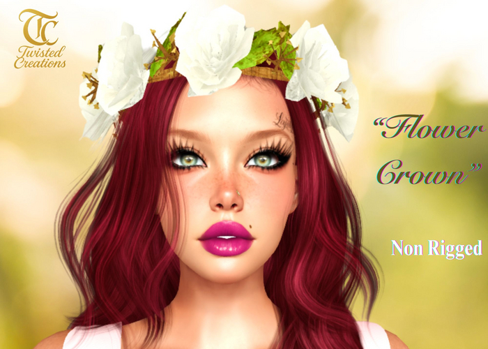 TC - White Flower Crown