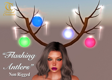 TC - Flashing Decorated Xmas Antlers