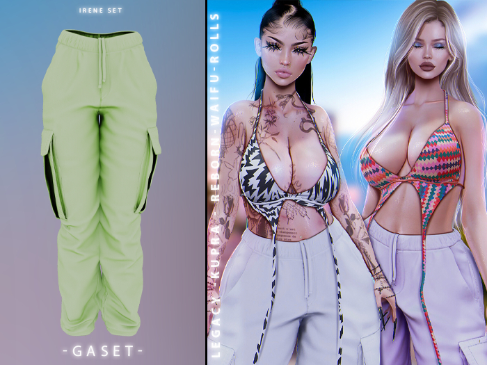 GASET - LIME IRENE JOGGER