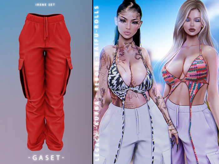 GASET - RED IRENE JOGGER