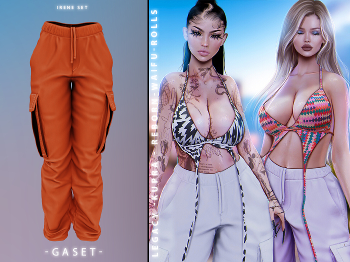 GASET - ORANGE IRENE JOGGER