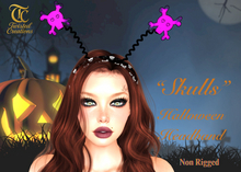 TC - Skulls Halloween HeadBand