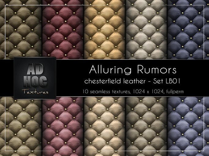 AD HOC - ALLURING RUMORS - Set LB01 - Chesterfield Leather