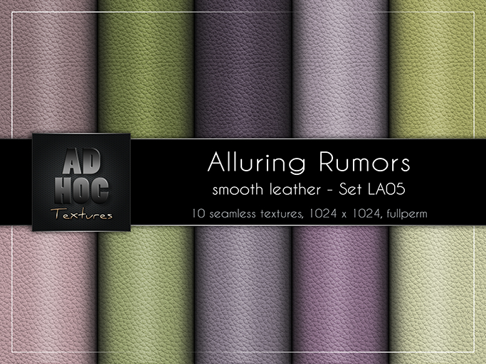 AD HOC - ALLURING RUMORS - Set LA05 - Smooth Leather