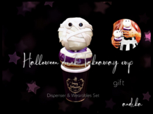 ADD//andika{Takeaway Halloween cup}Dispenser & Wearables Set