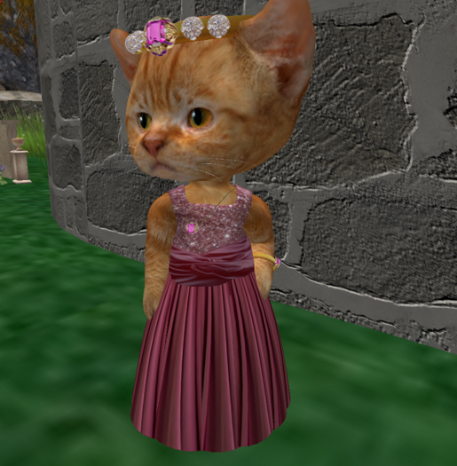 Dinkie Taffeta Gown rose
