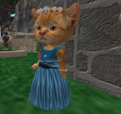 Dinkie Taffeta Gown French blue