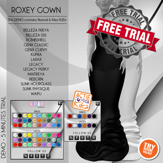 [EPIC] Roxey Gown DEMO (ADD ME)