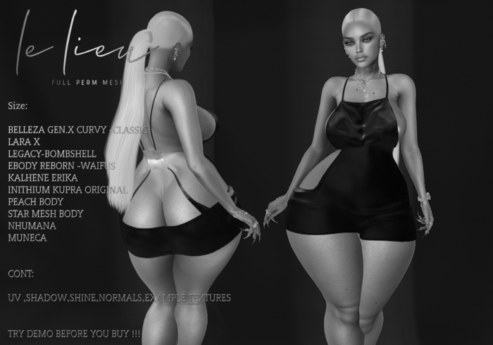 **LeLi**221**Dress **FULL PERM MESH**DEMO
