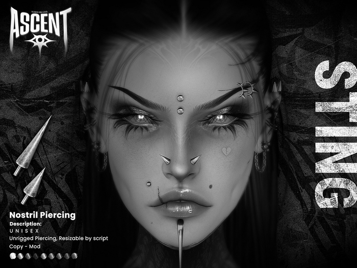 ASCENT - DEMO Sting Nostril Piercing