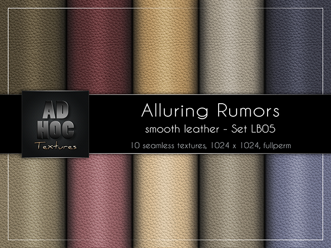 AD HOC - ALLURING RUMORS - Set LB05 - Smooth Leather