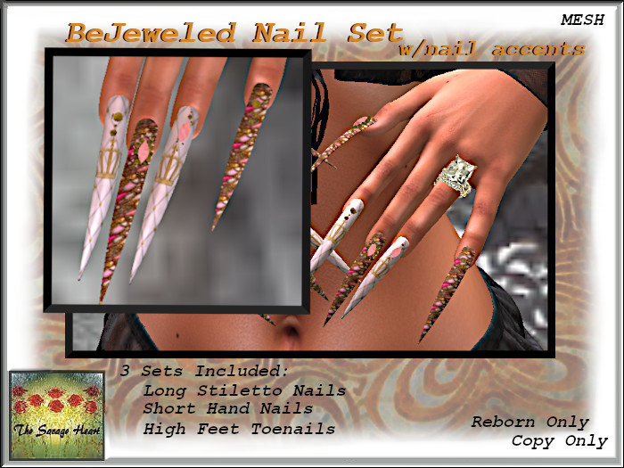 TSH BeJeweled Nail Set Reborn
