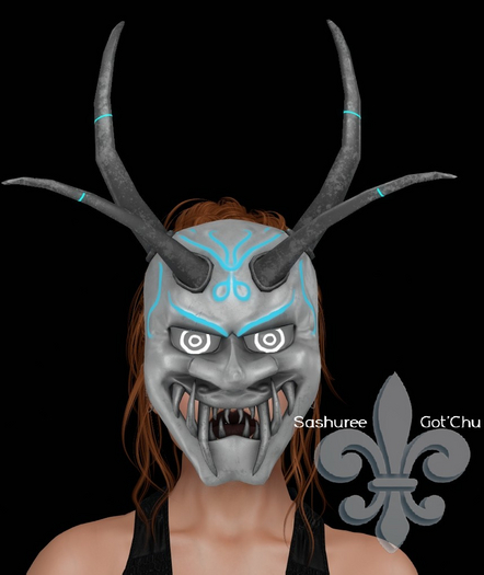 -ATTIC- Neo Oni Mask White