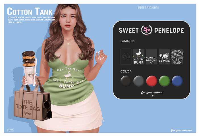 [*SP*] Cotton Tank Top (Bold)