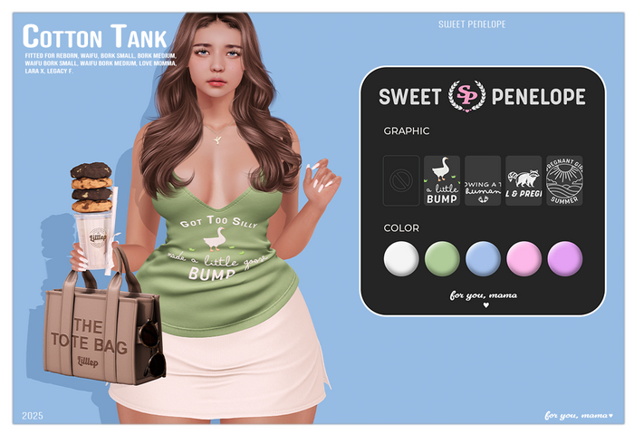 [*SP*] Cotton Tank Top (Pastel)