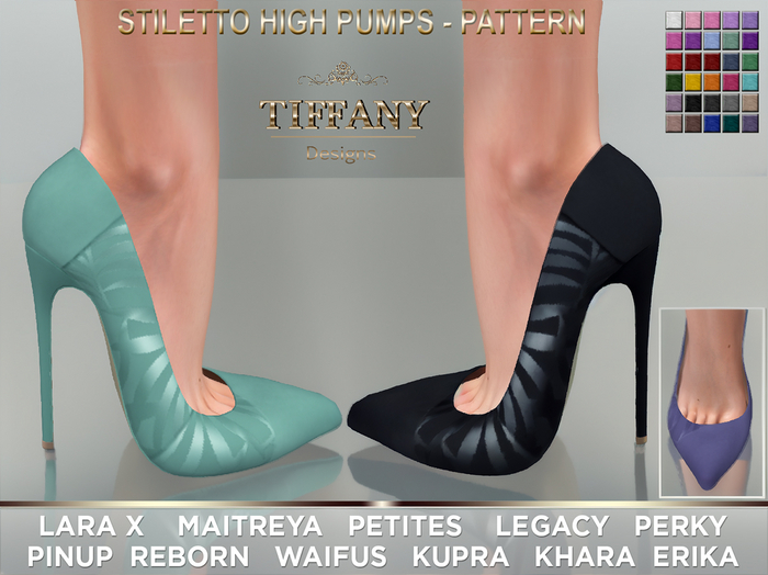 ::TD:: Stiletto High Pumps - Pattern
