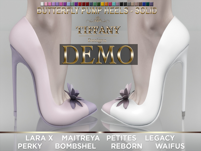 ::TD:: Butterfly Pump Heels - Solid DEMO