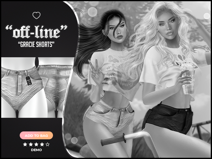 "Off-Line" x "Gracie" Shorts / Demo