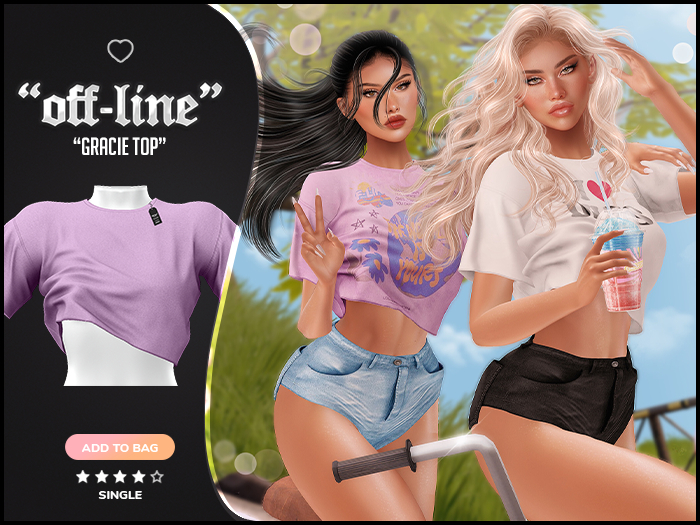 "Off-Line" x "Gracie" Top / Bratty