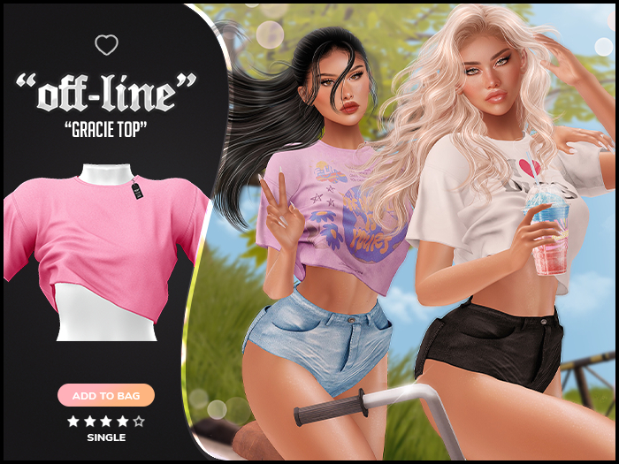 "Off-Line" x "Gracie" Top / Pinky