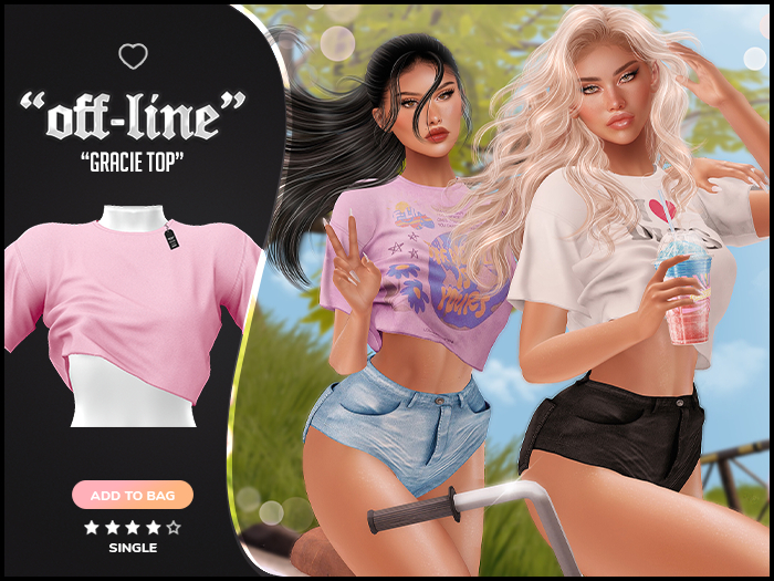 "Off-Line" x "Gracie" Top / Softy