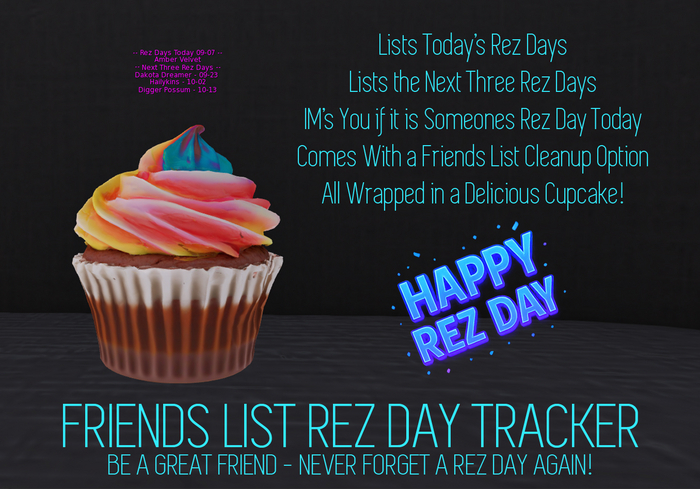 Rez Day Tracker Cupcake