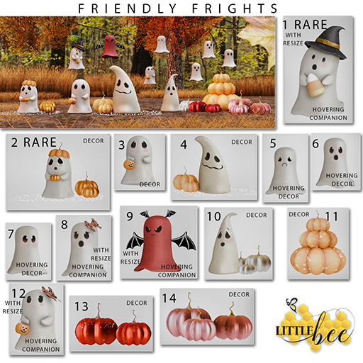 01 Little Bee - Friendly Frights RARE