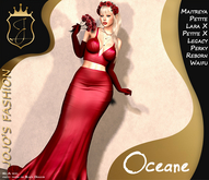 Jojo's Fashion - Oceane Gown - Red
