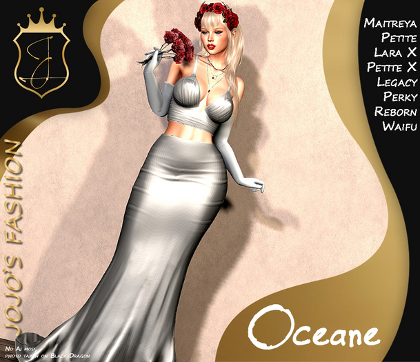 Jojo's Fashion - Oceane Gown - White