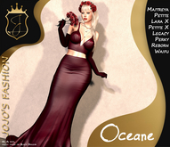 Jojo's Fashion - Oceane Gown - Wine