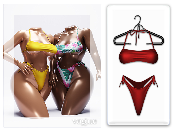 Vague. Diondra Bikini - Red -