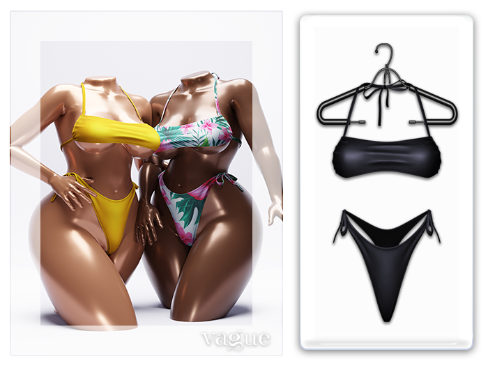 Vague. Diondra Bikini - Black -