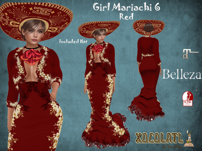 GIRL MARIACHI 6 Red