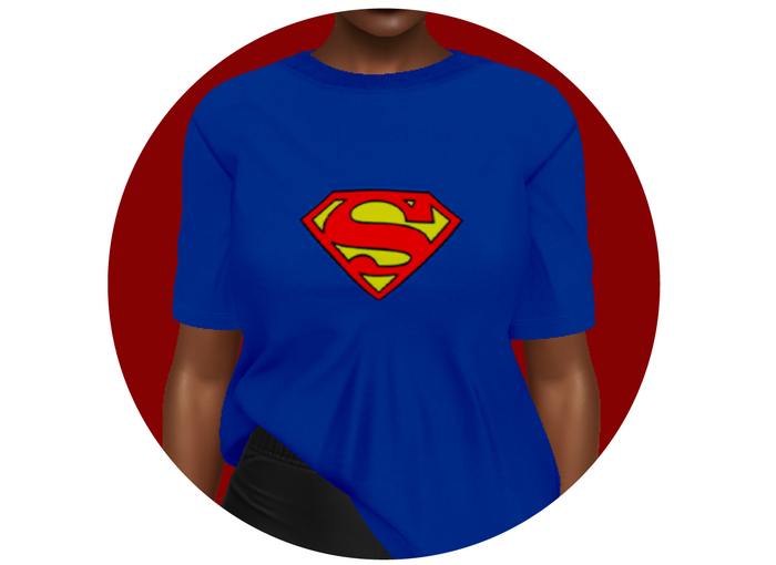 P :: SUPERMAN SHIRT F / BLUE