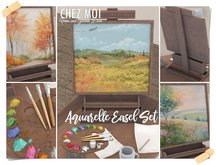 CHEZ MOI Aquarelle Easel + Palette