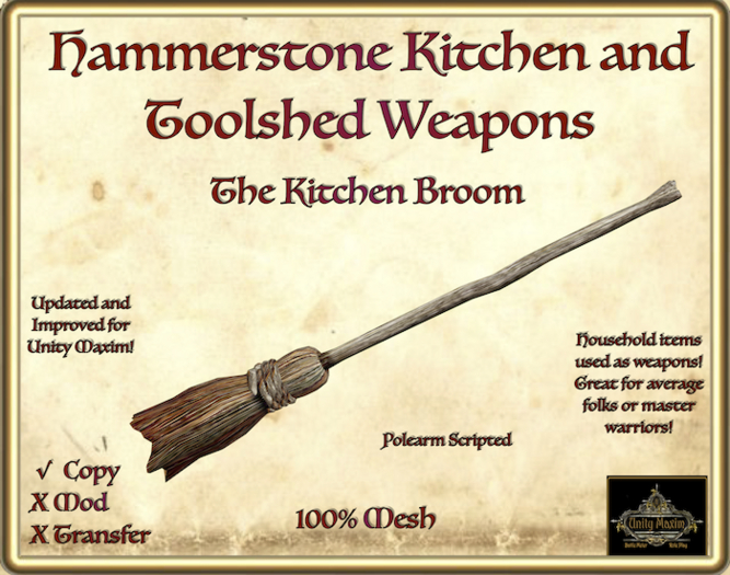 Hammerstone Kitchen Broom