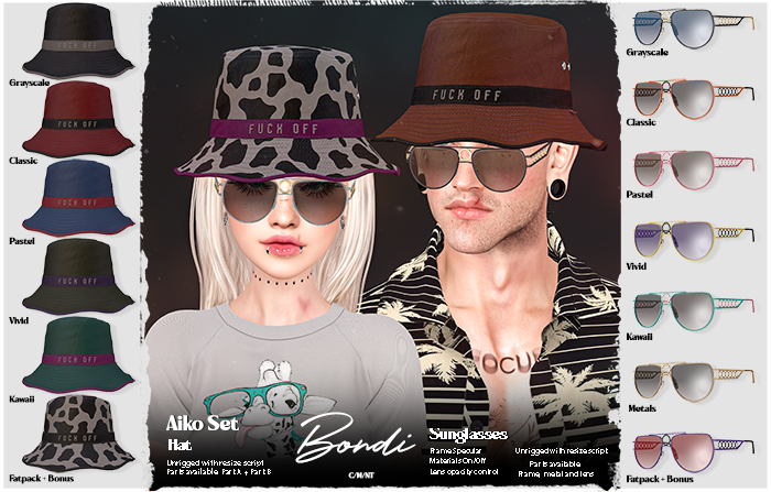 BONDI . Aiko Sunglasses . Fatpack 