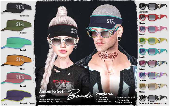 BONDI . Amberle Glasses . Fatpack