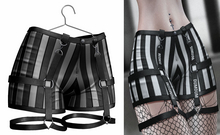 [DumDum] Strapped Shorts - Grey Stripes